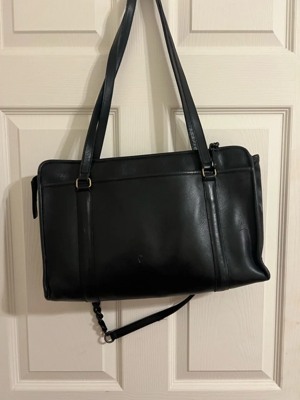 Vintage Coach Rare Leather Madison Briefcase Bag Made In USA 1980s